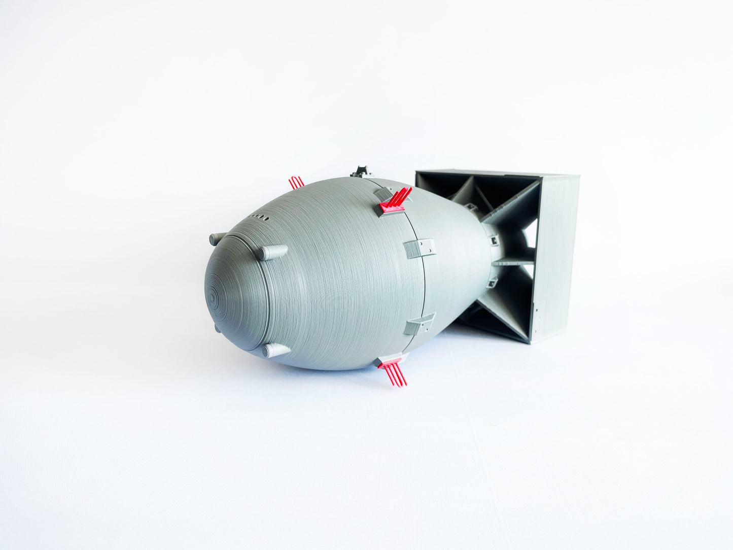 Fat Boy Nuclear Bomb 1:12 Scale Replica Japan Nagasaki WW2 Nuke Atom Atomic 3D Printed
