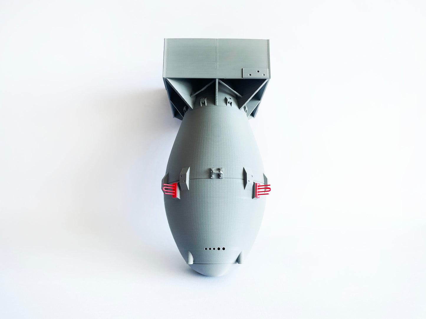 Fat Boy Nuclear Bomb 1:12 Scale Replica Japan Nagasaki WW2 Nuke Atom Atomic 3D Printed