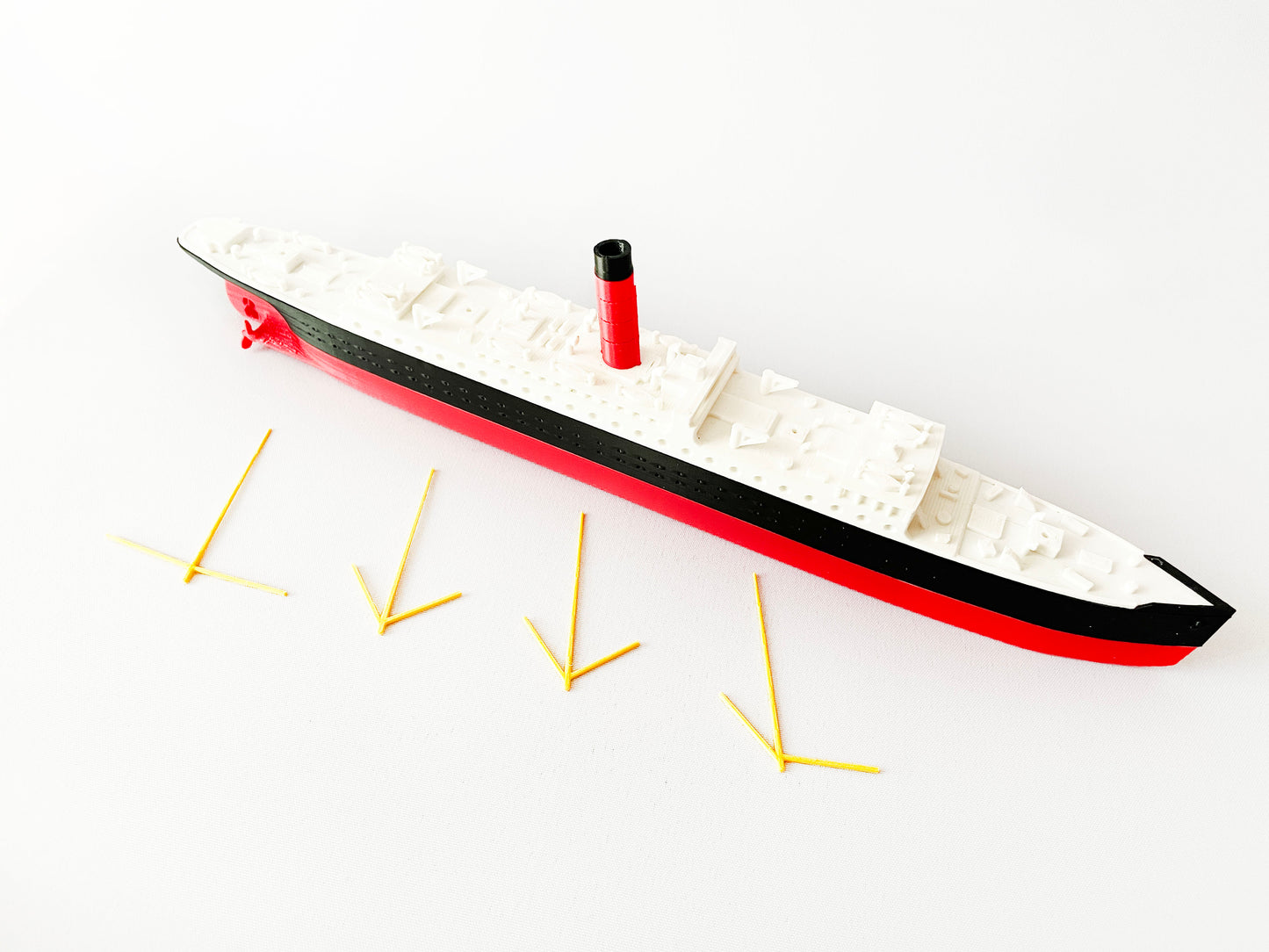 RMS Carpathia 3D Printed Replica Model 11.3 Inch 29cm