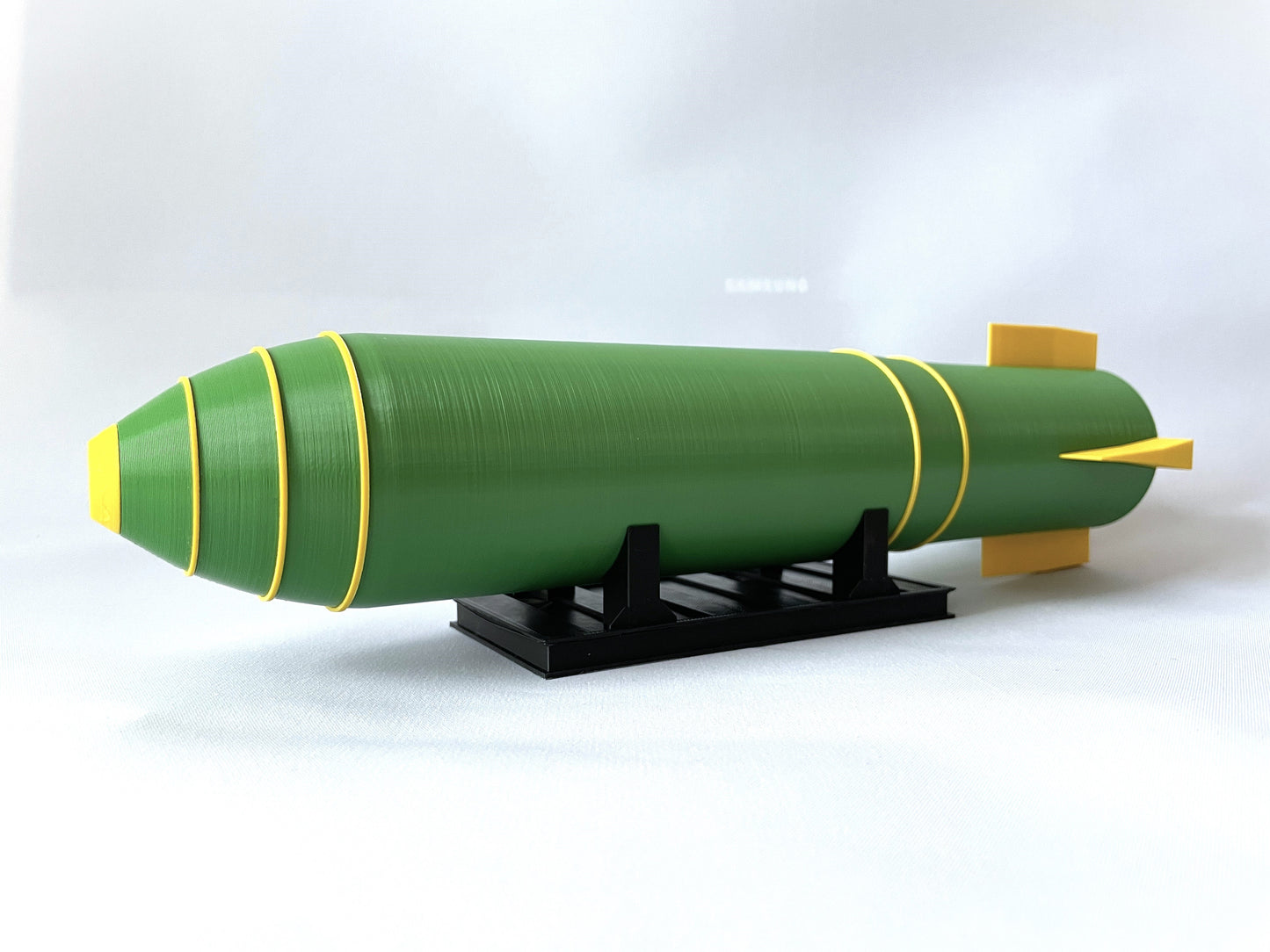 1:24 Scale Mark 17 Thermonuclear Gravity Bomb, Hydrogen Nuke Atom Atomic 3D Printed