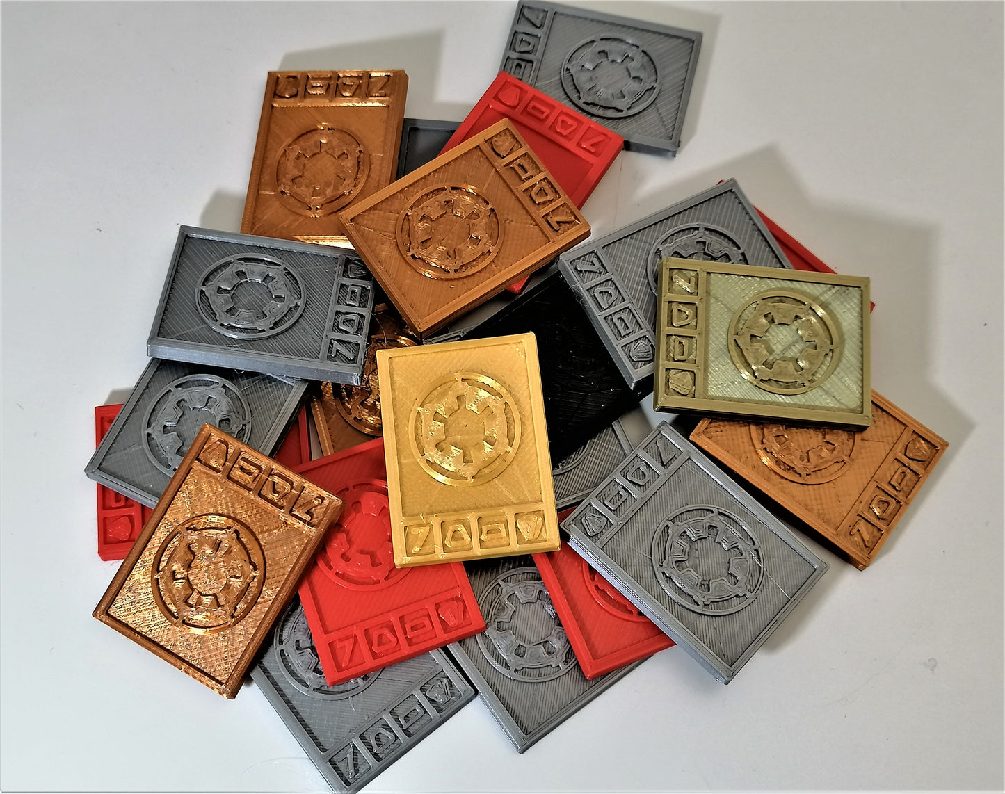 IMPERIAL CREDITS (Pack of 6 or 12)  - Film Prop - 3D printed replica