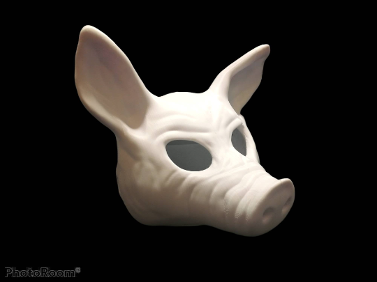 TM0001 - THE PIGGY - Animal Mask - 3D Printed