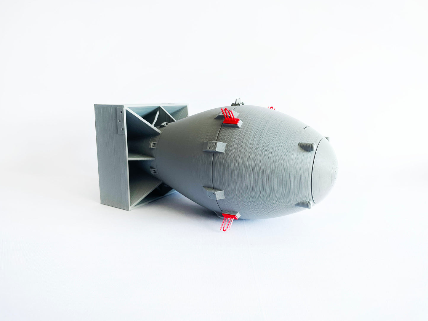 Fat Boy Nuclear Bomb 1:12 Scale Replica Japan Nagasaki WW2 Nuke Atom Atomic 3D Printed