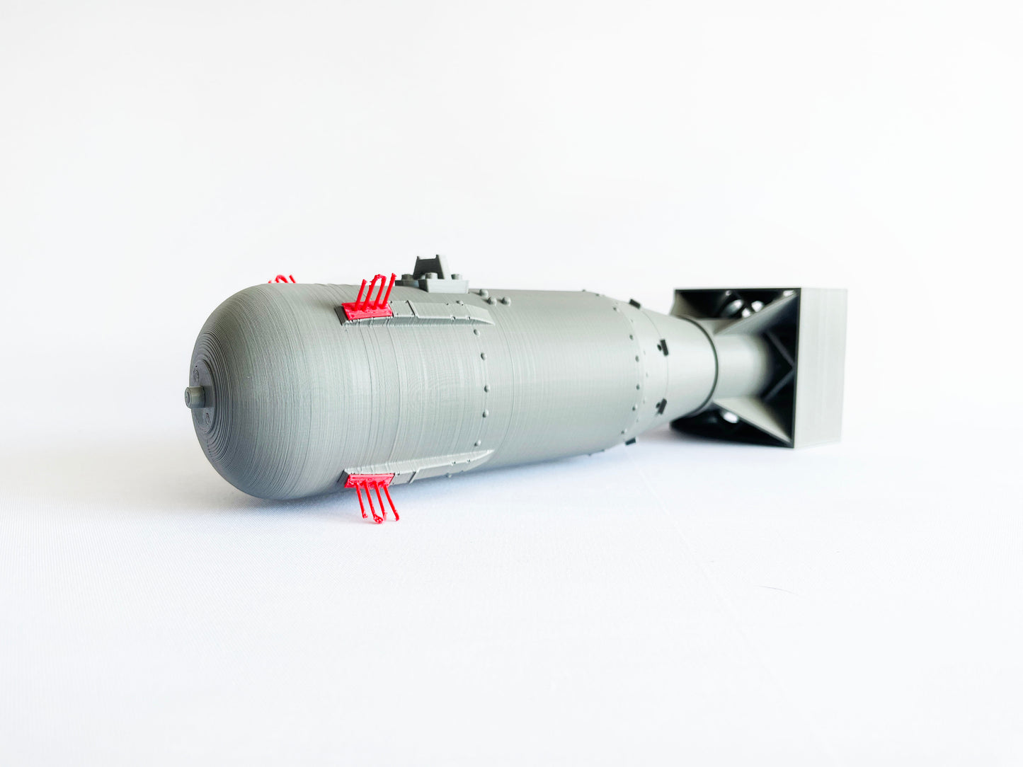 Little Boy Nuclear Bomb 1:12 Scale Replica Japan Hiroshima WW2 Nuke Atom Atomic 3D Printed