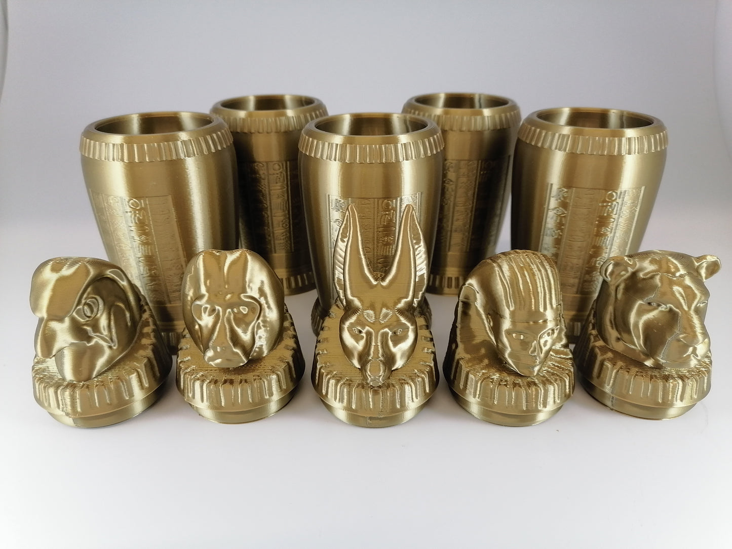 CANOPIC JARS - Museum Artifact - 3D Printed Replica