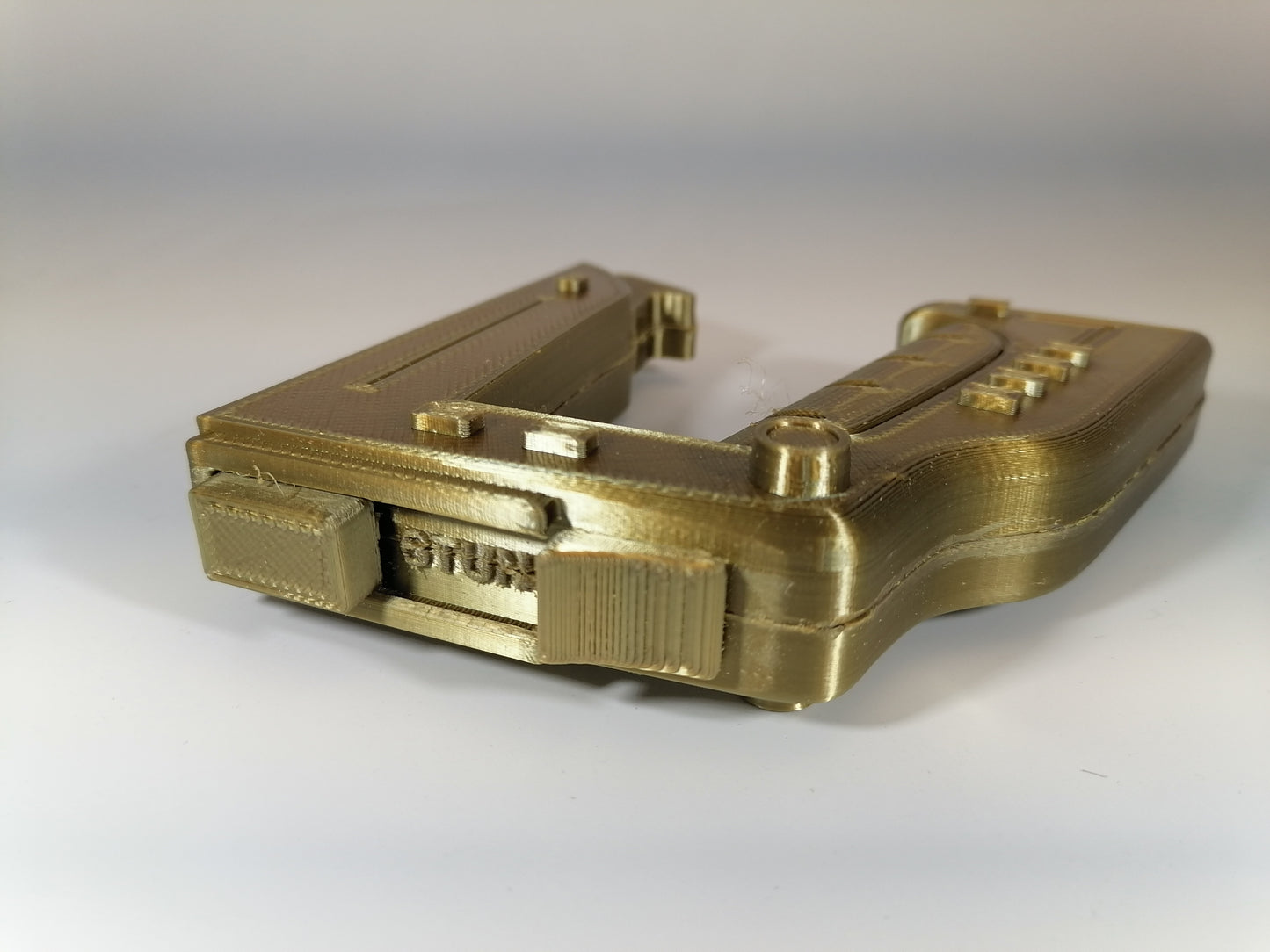 SPACE STUN GUN - GOLD EDITION Sci-Fi Blaster - 3D Printed Replica