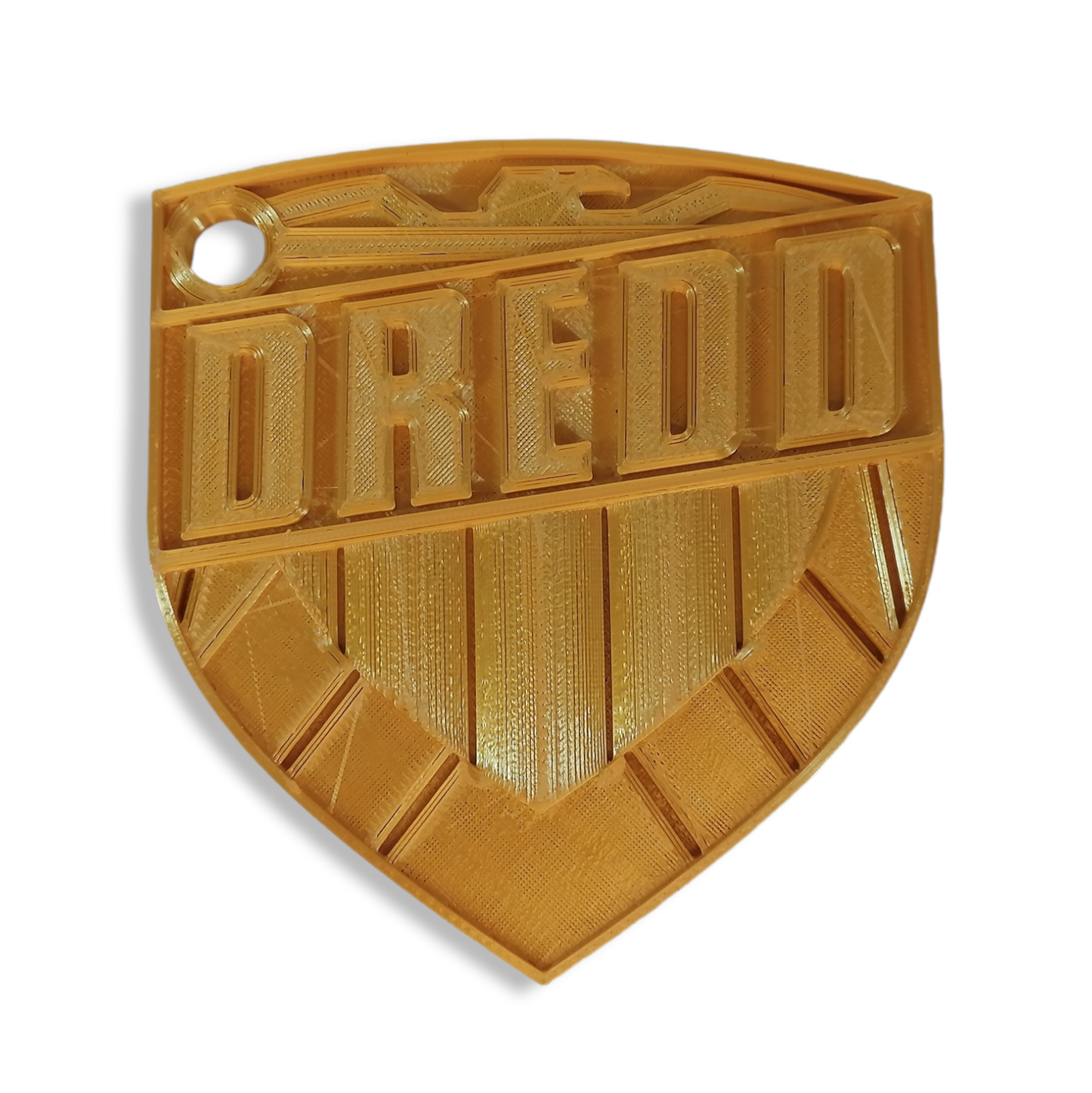 DREDD BADGE - 1:1 Film Prop - 3D Printed Replica