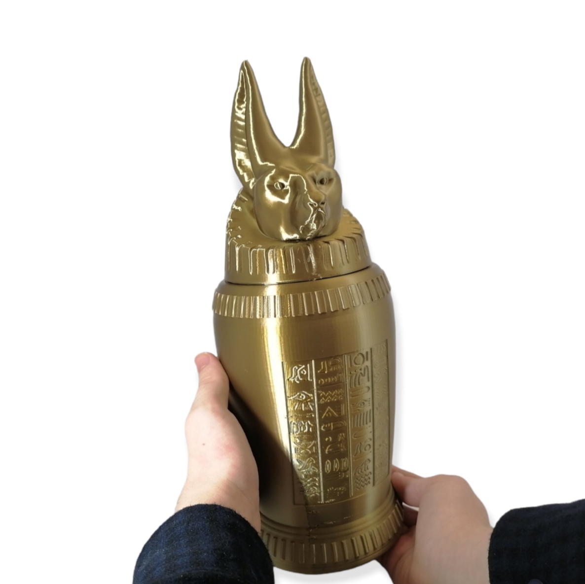Large ANUBIS CANOPIC JAR - Museum Artifact - 3D Printed