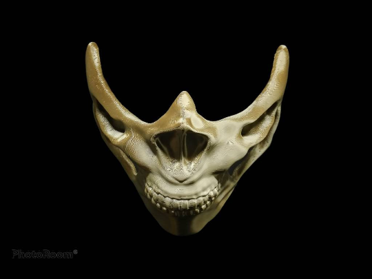 TM0003 - The Jaw Bone - Skeleton Mask - 3D Printed