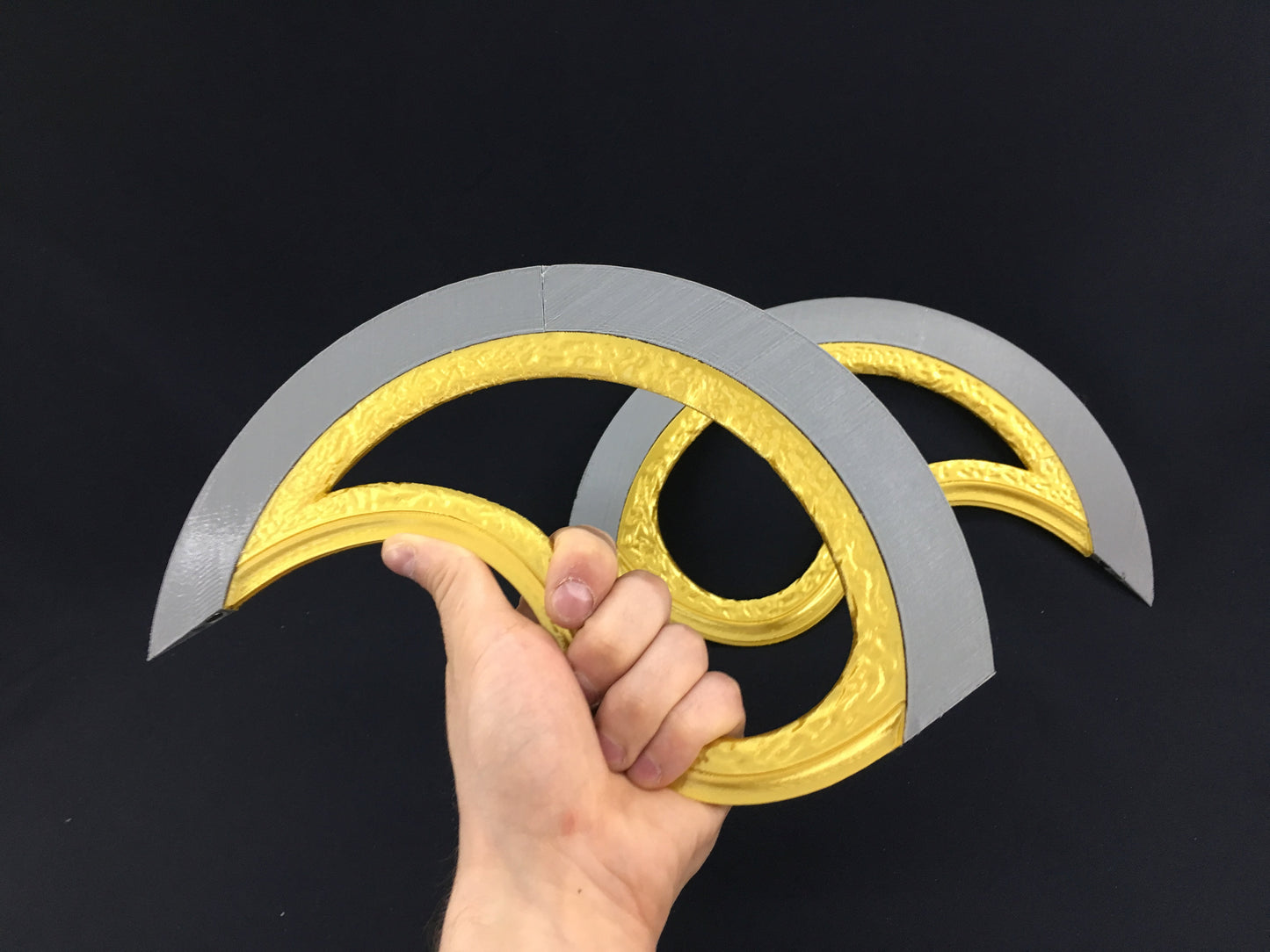YIN-YANG CHAKRAM - Sci-fi Prop - 3D Printed Replica