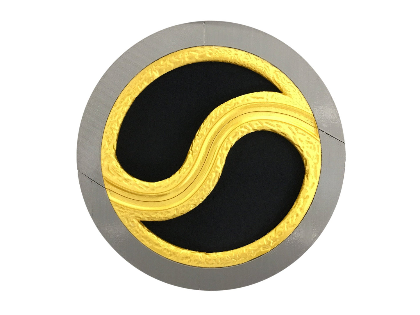 YIN-YANG CHAKRAM - Sci-fi Prop - 3D Printed Replica